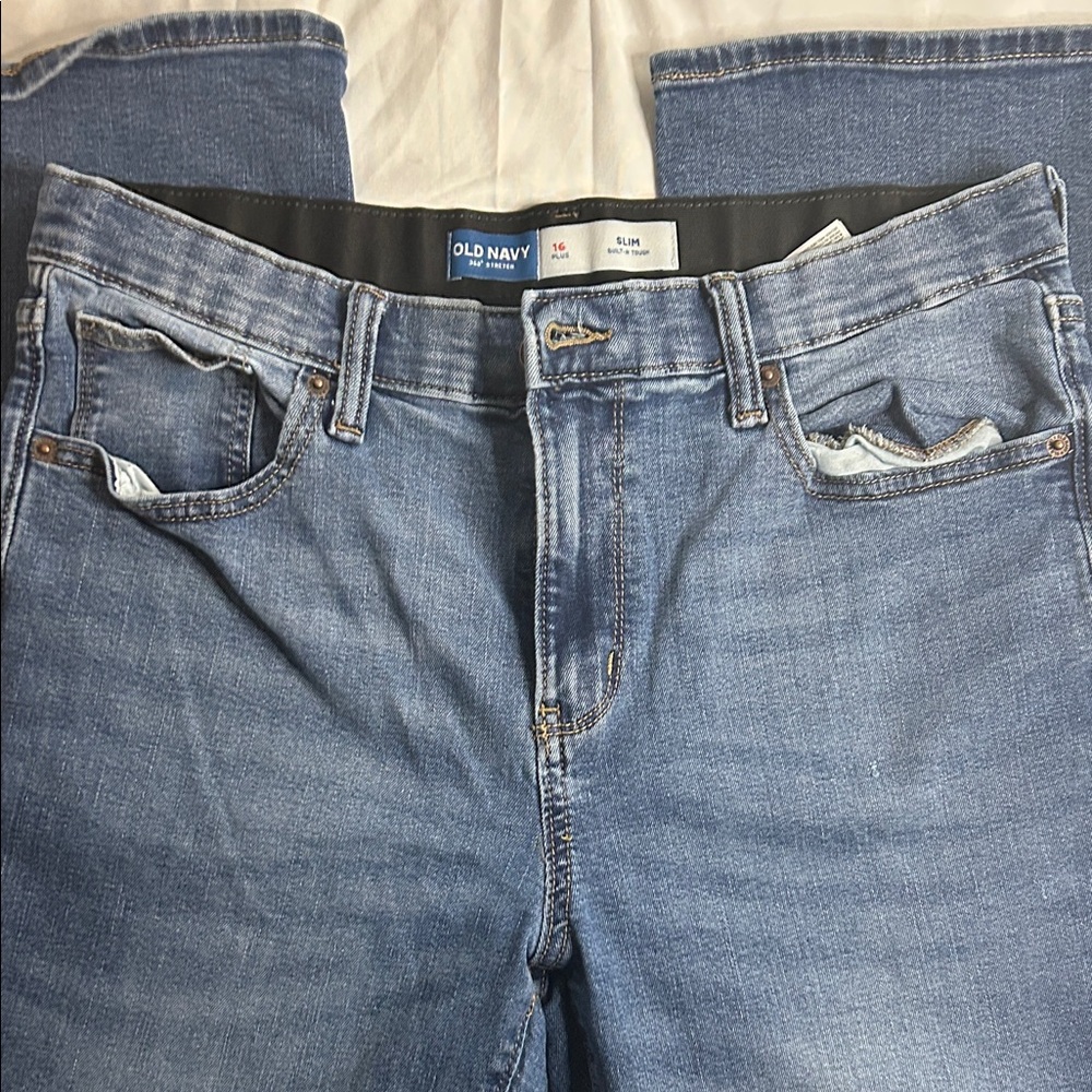 Old Navy Women's Denim Straight Leg Jeans